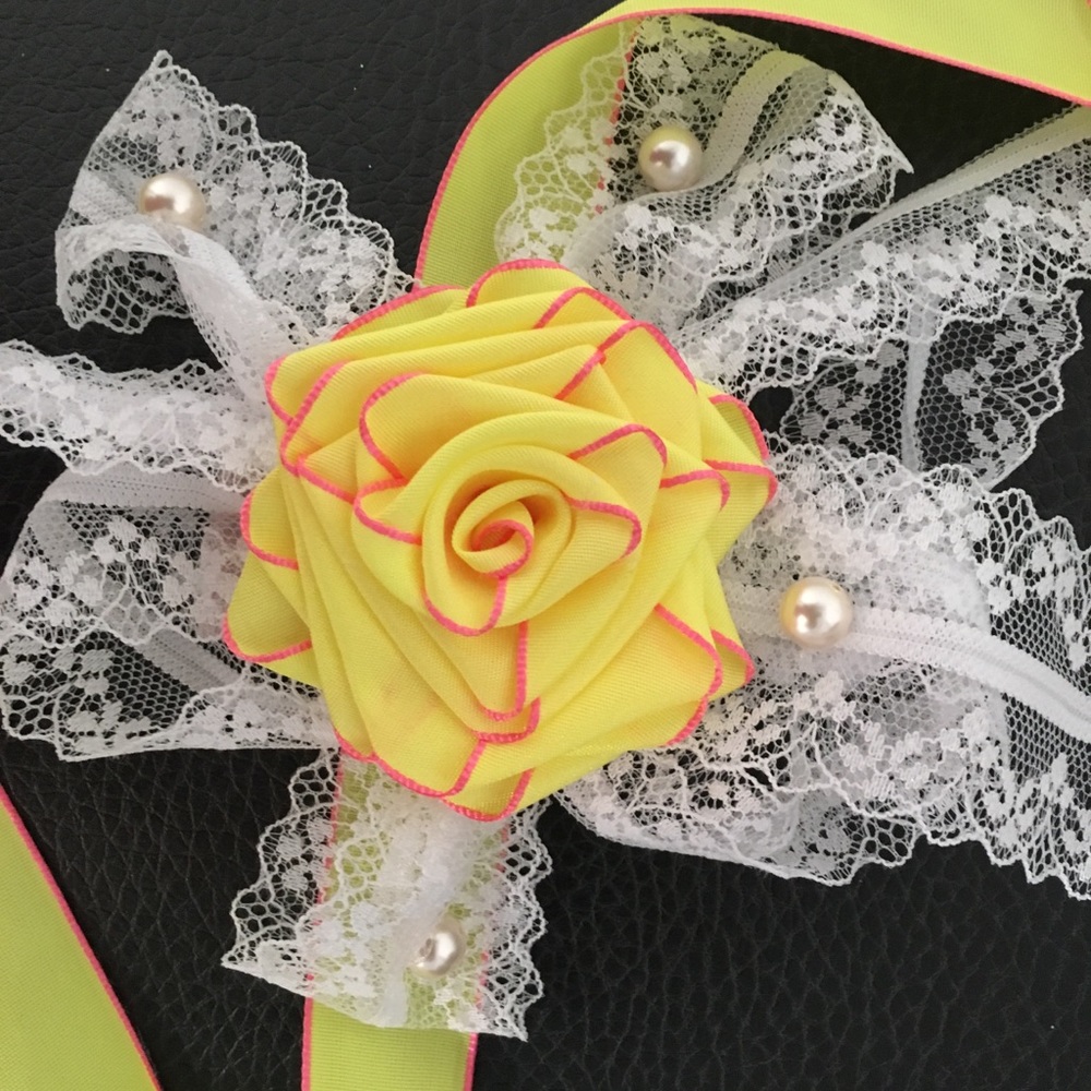 Handmade wrist corsage